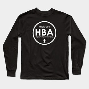 HBA, Hobart Regional Airport Long Sleeve T-Shirt